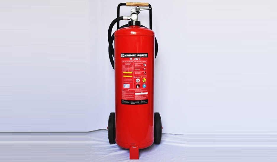 Bình chữa cháy có xe đẩy YAMATO 20KG bột ABC YA-20VII