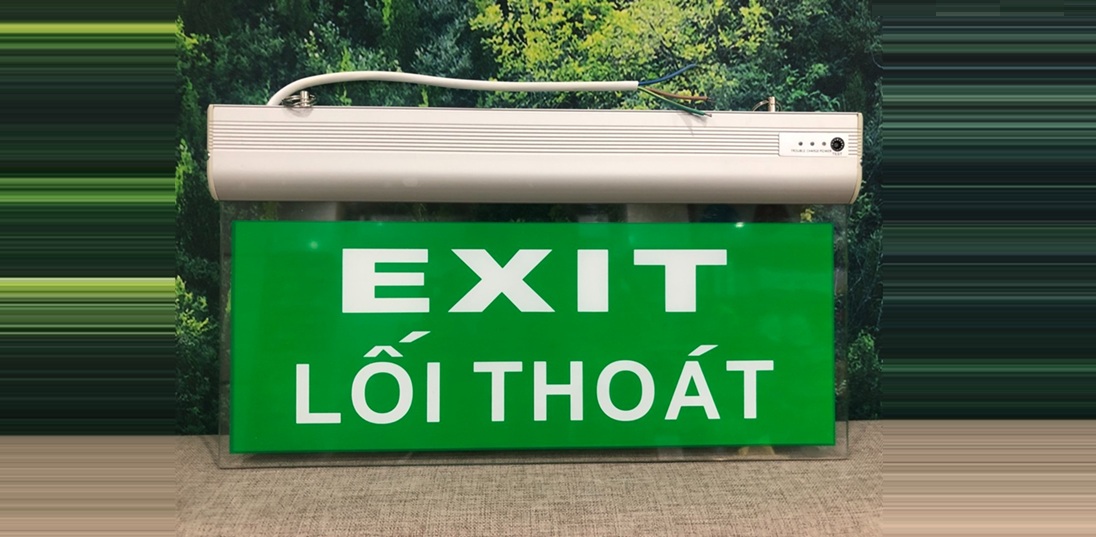 Các công trình lắp đặt sai vị trí đèn exit dễ bị từ chối nghiệm thu PCCC
