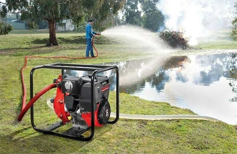 Máy bơm chữa cháy xăng được sử dụng phổ biến tại các khu vực không có nguồn điện ổn định