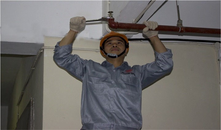 Đầu phun Sprinkler cần được lắp đúng vị trí để phát huy hiệu quả