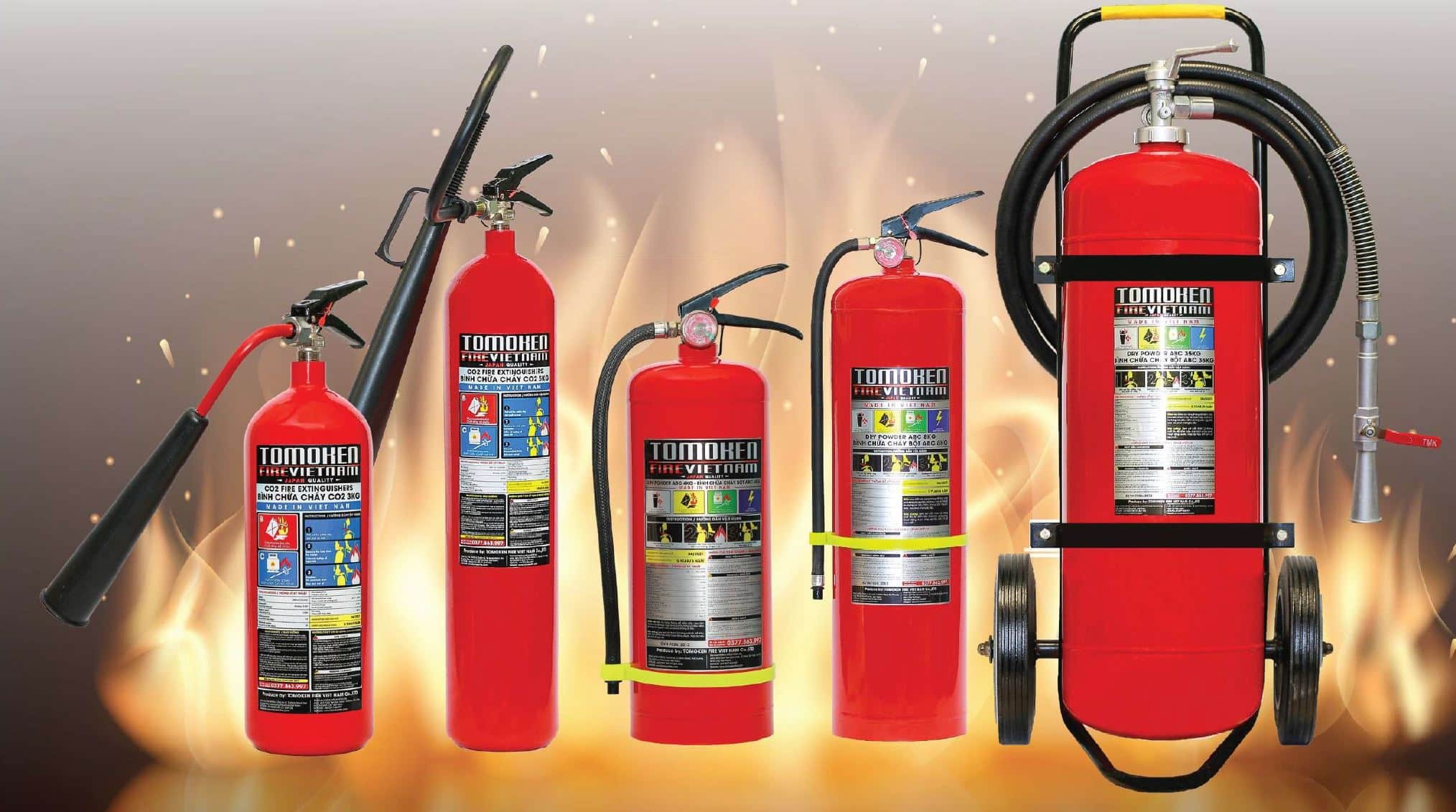Bình chữa cháy Tomoken