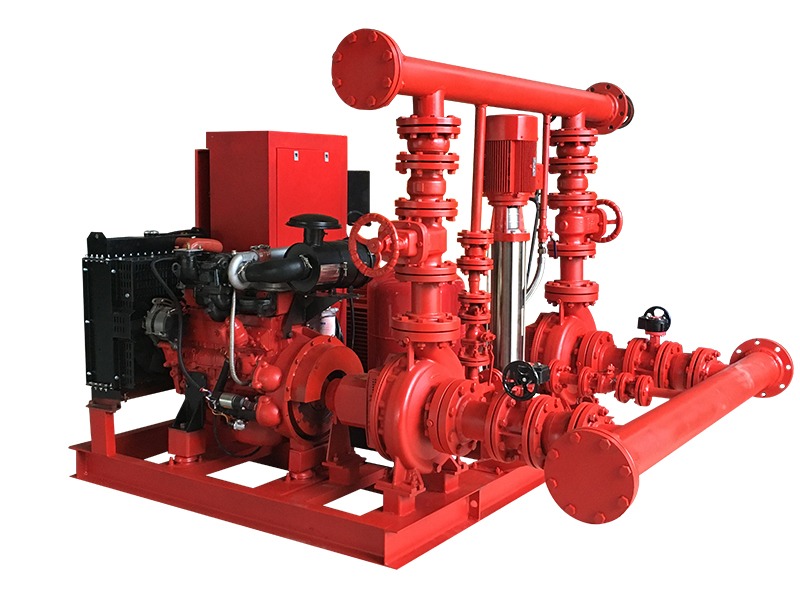 Máy bơm chữa cháy đóng vai trò trung tâm trong việc truyền tải nước dập lửa