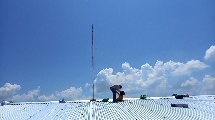 Trước khi thi công cần khảo sát địa hình và xác định khu vực có nguy cơ cao sét đánh