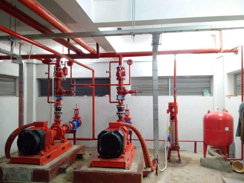 Máy bơm chữa cháy giúp tăng tốc độ phản ứng khi xảy ra sự cố cháy trong công trình