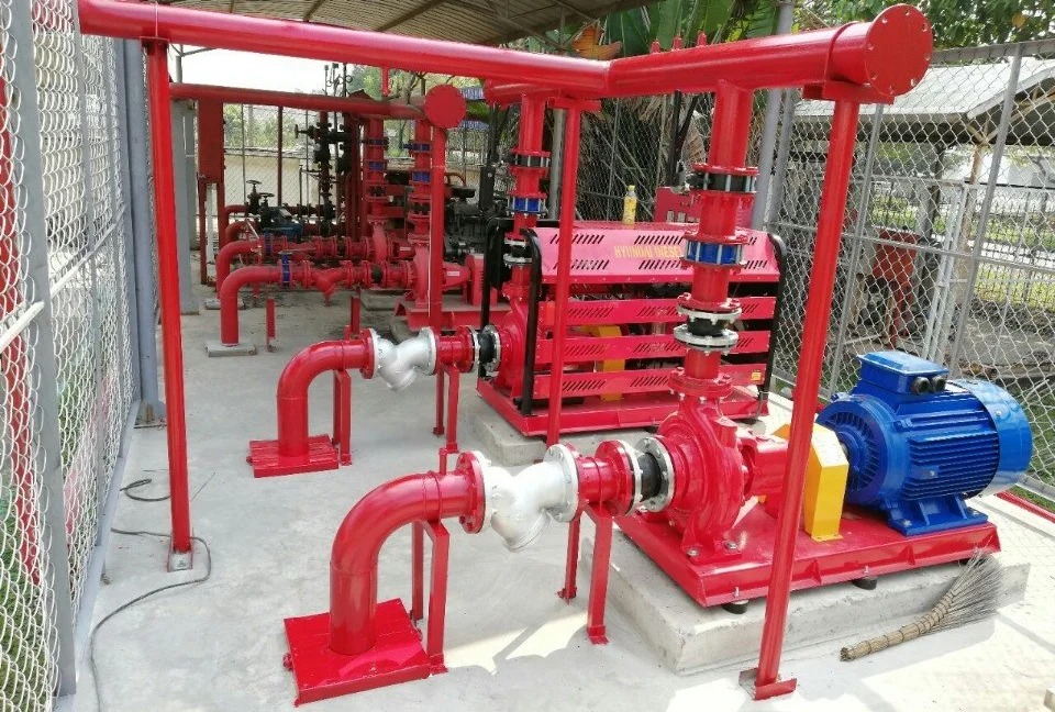 Máy bơm chữa cháy đảm nhận vai trò kết nối hiệu quả với nhiều thiết bị trong hệ thống PCCC