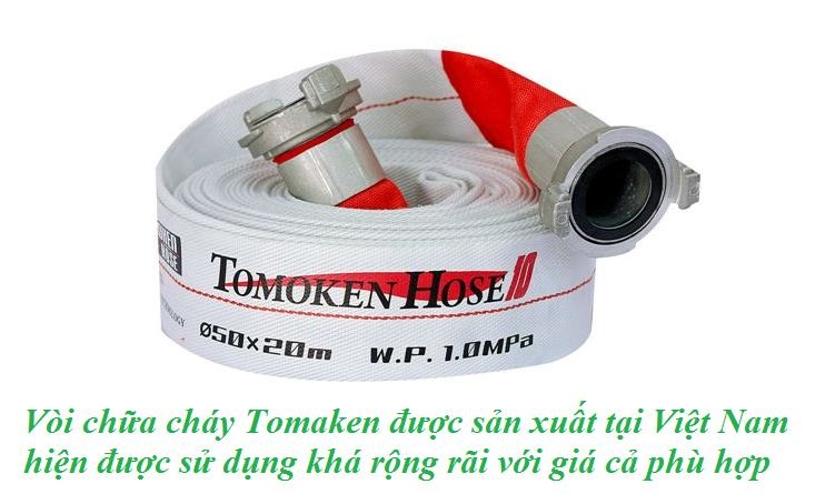Vòi chữa cháy và cuộn vòi Tomoken