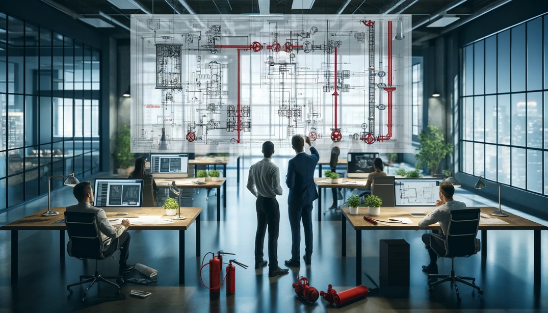 Khi thiết kế hệ thống PCCC, trước tiên cần khảo sát hiện trạng công trình thật kỹ lưỡng