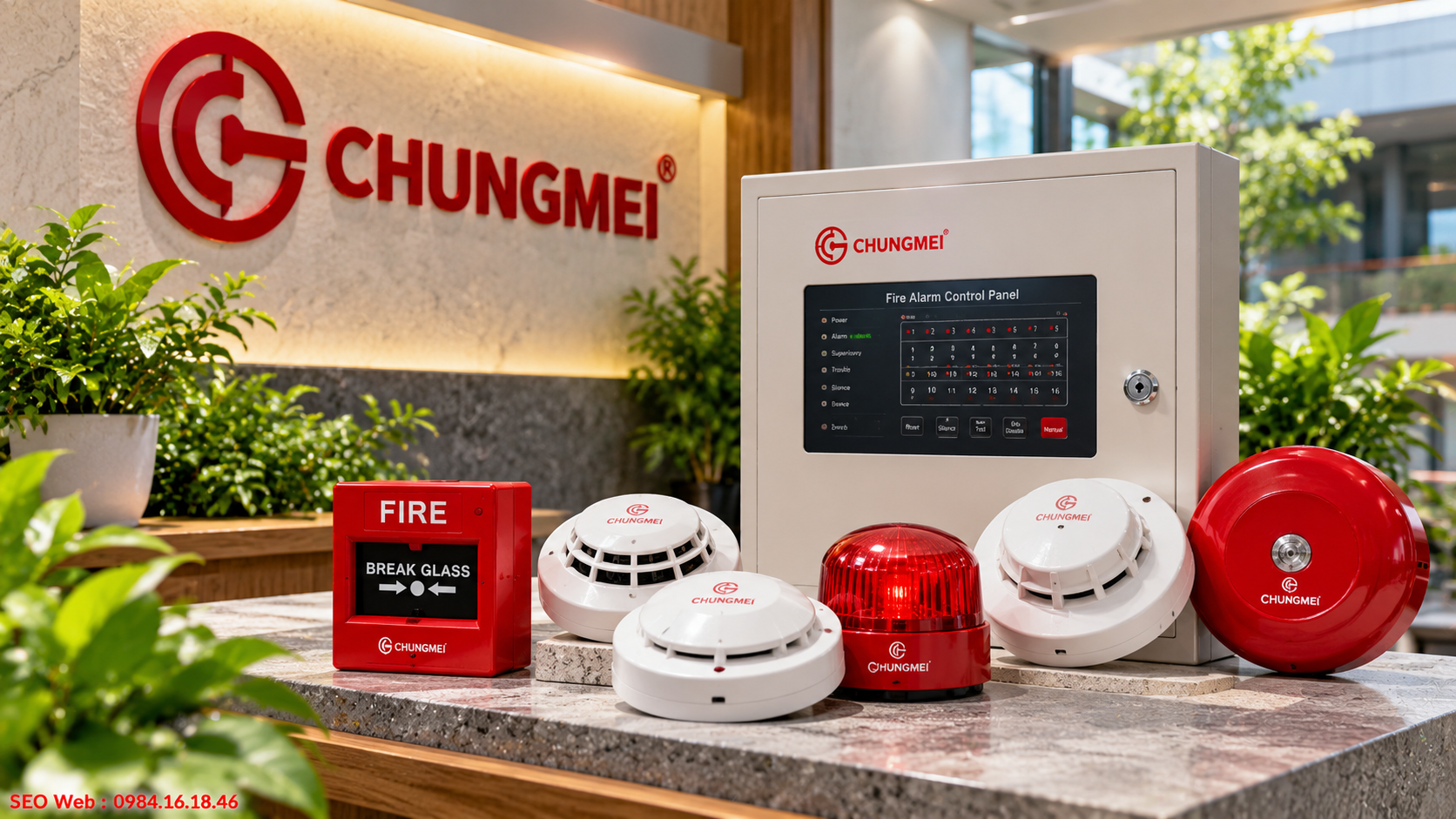 Đặc điểm cơ bản của hệ thống cảnh báo cháy thương hiệu Chungmei Báo cháy Chungmei hỗ trợ phát hiện và cảnh báo nguy cơ cháy sớm