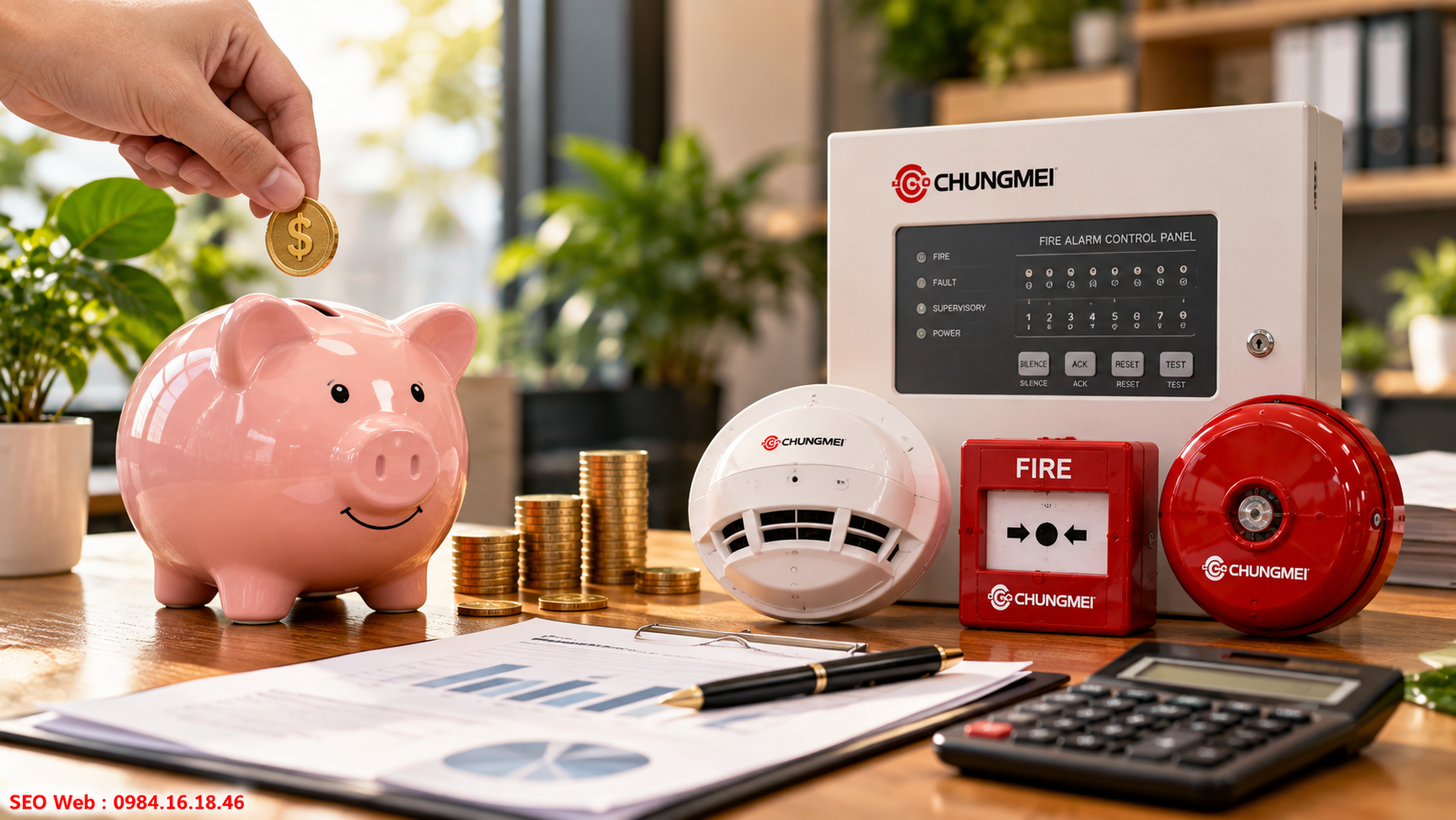 Giải pháp báo cháy Chungmei theo mức đầu tư và nhu cầu thực tế Cân đối ngân sách giúp lựa chọn cấu hình Chungmei hiệu quả và phù hợp