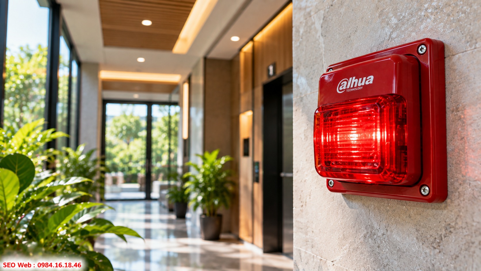 SG-PD01 cung cấp tín hiệu trực quan rõ ràng khi phát sinh cháy Đèn LED Dahua giúp người dùng nhận biết trạng thái cảnh báo nhanh