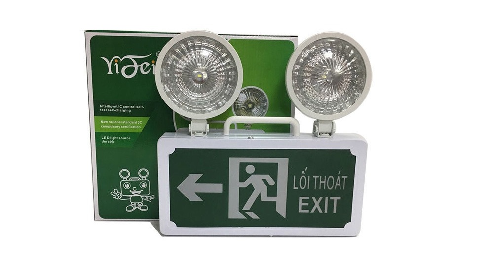 Đèn chiếu sáng sự cố là thiết bị phát sáng khi mất điện đột ngột trong tòa nhà