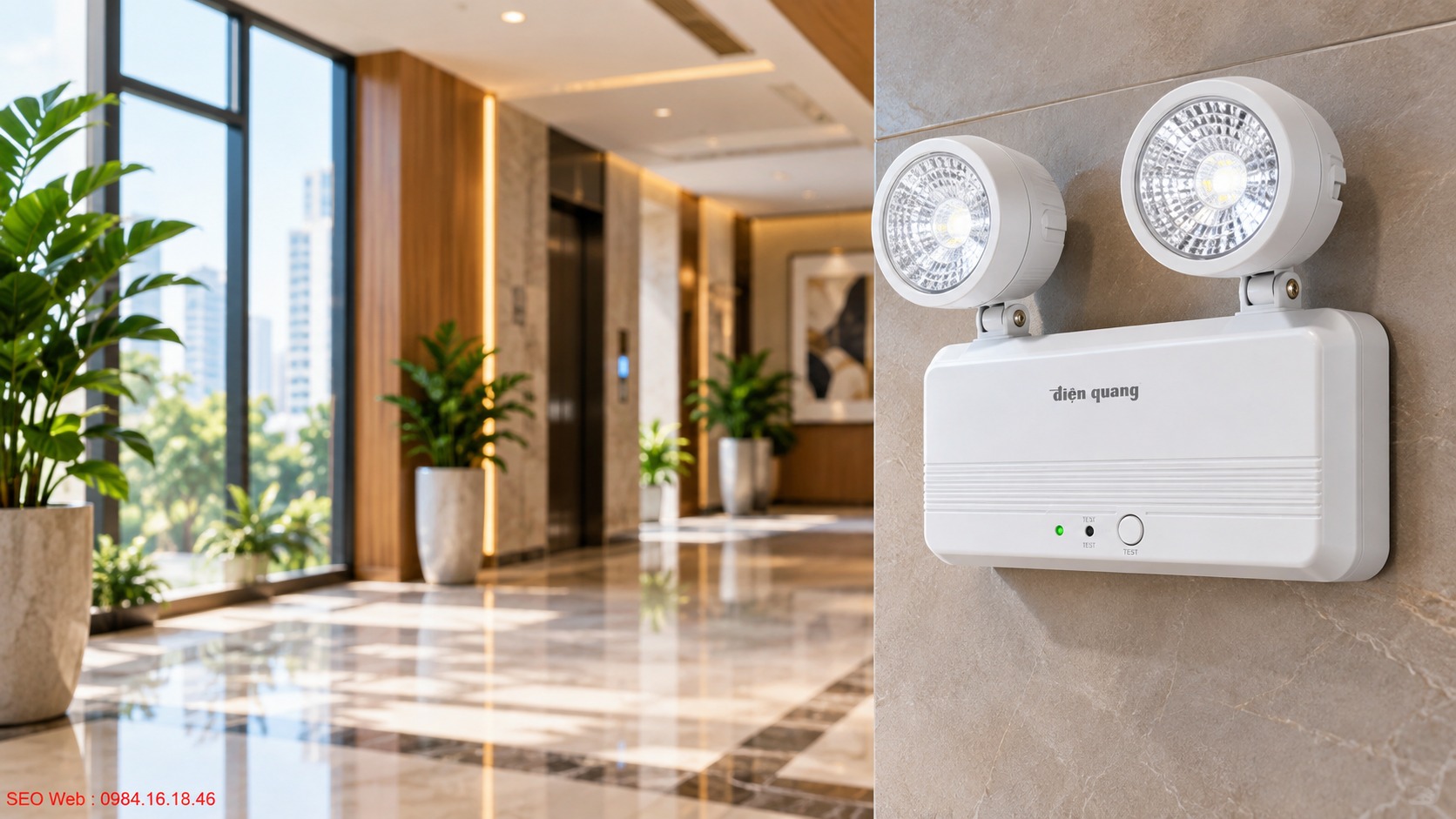 Thiết bị Điện Quang hỗ trợ người dùng thoát hiểm an toàn