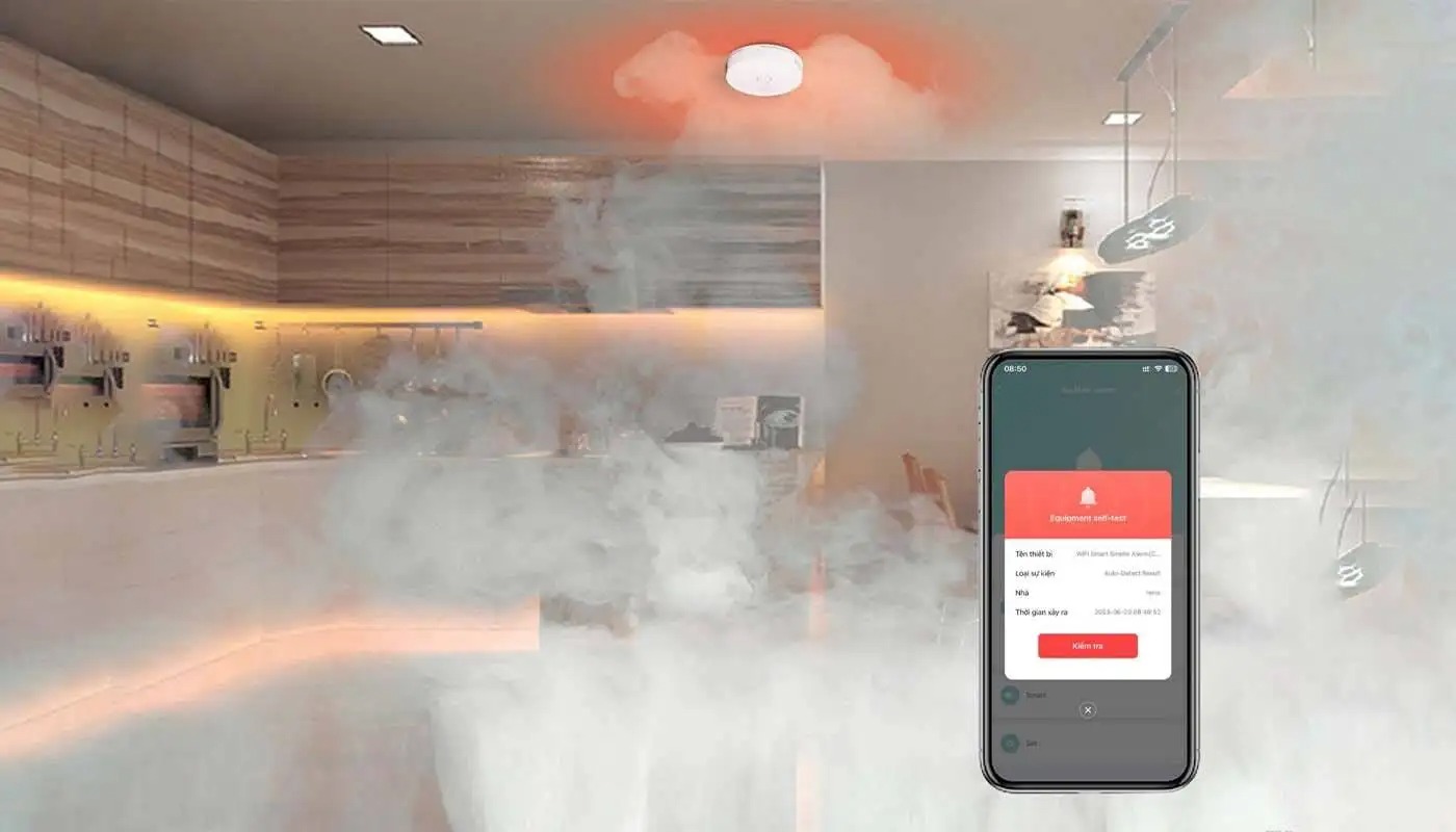 Đầu báo khói Yunyang 801 – phát hiện khói nhanh chóng