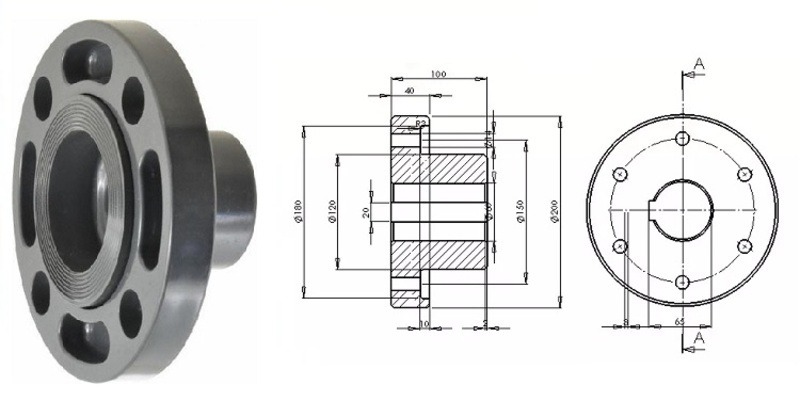 Mỗi mặt bích được thiết kế đáp ứng tiêu chuẩn kỹ thuật phù hợp với loại đường ống cụ thể.