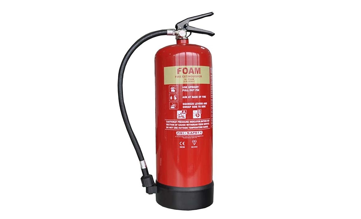 Bình chữa cháy foam 9L chuyên dùng để dập tắt các đám cháy chất lỏng dễ bắt lửa