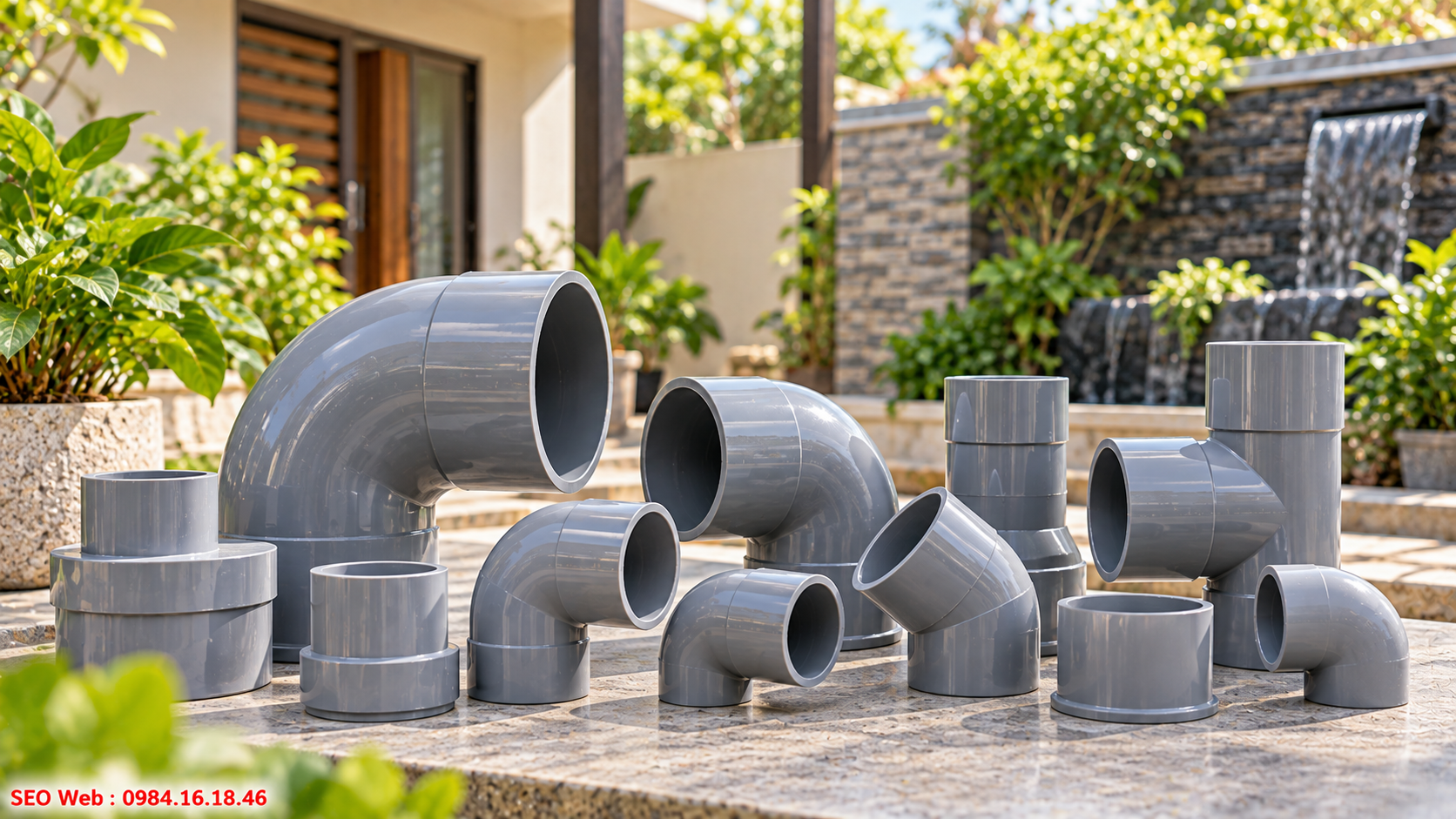 Phụ kiện co PVC giúp đường ống chuyển hướng linh hoạt hơn Co nối PVC hỗ trợ chuyển hướng dòng chảy và hạn chế rò rỉ