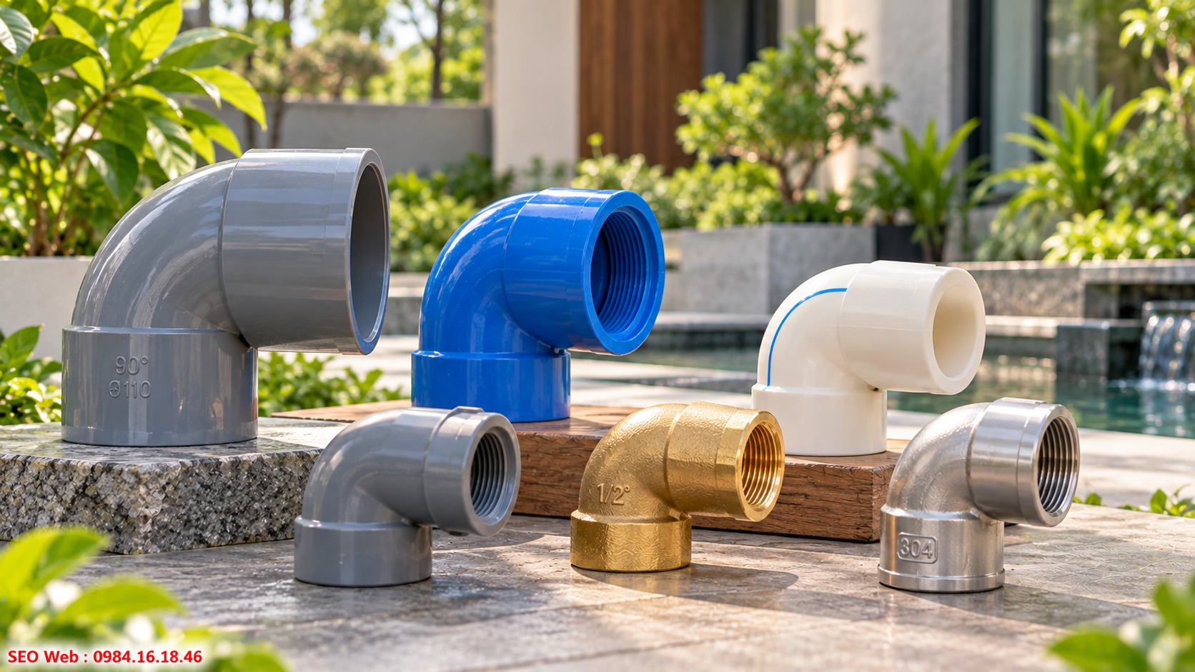 Phụ kiện cút góc hỗ trợ bố trí đường ống linh hoạt hơn Cút nối giúp thay đổi hướng đường ống nhanh chóng và kín khít