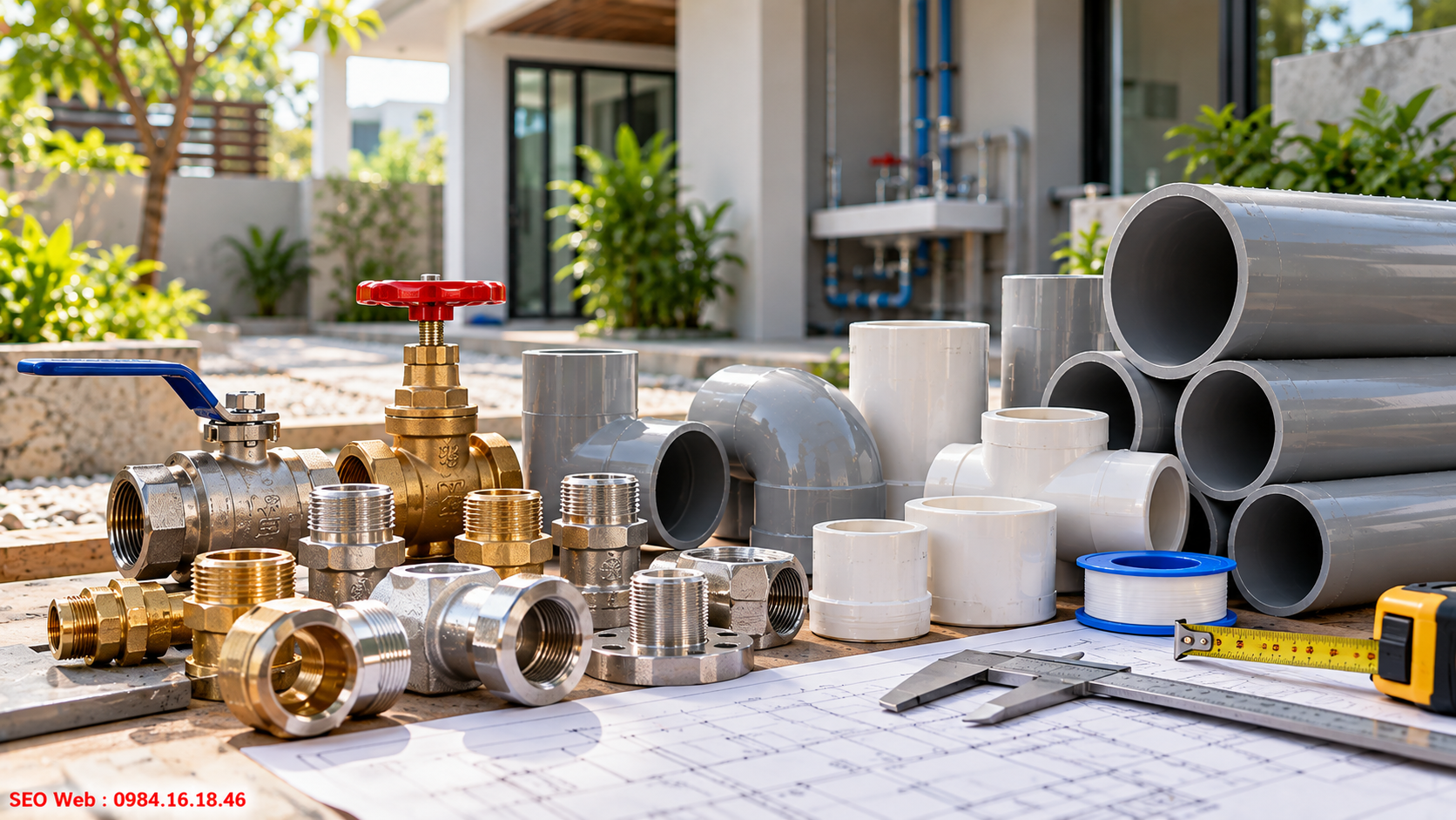 Kiểu kết nối tiêu chuẩn giúp hệ thống lắp đặt nhanh, chắc chắn Kích thước đồng bộ giúp thi công chính xác và hạn chế rò rỉ