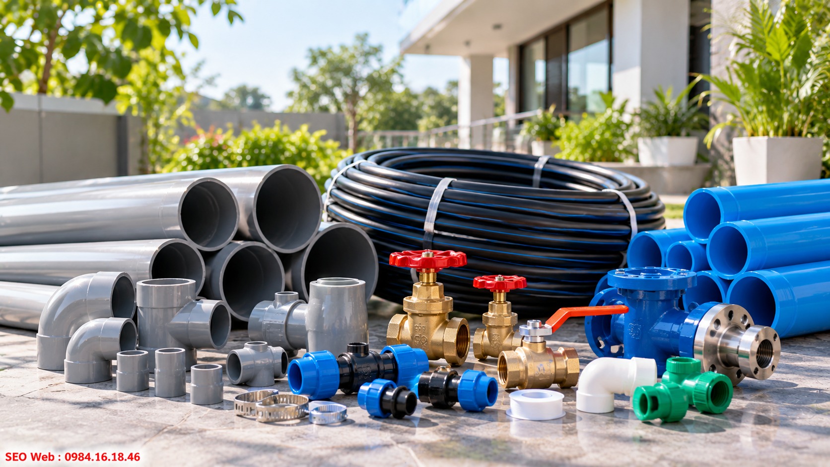 Nhóm thiết bị đảm nhiệm dẫn truyền và phân phối nước hiệu quả Ống và phụ kiện giúp đưa nước ổn định tới từng khu vực