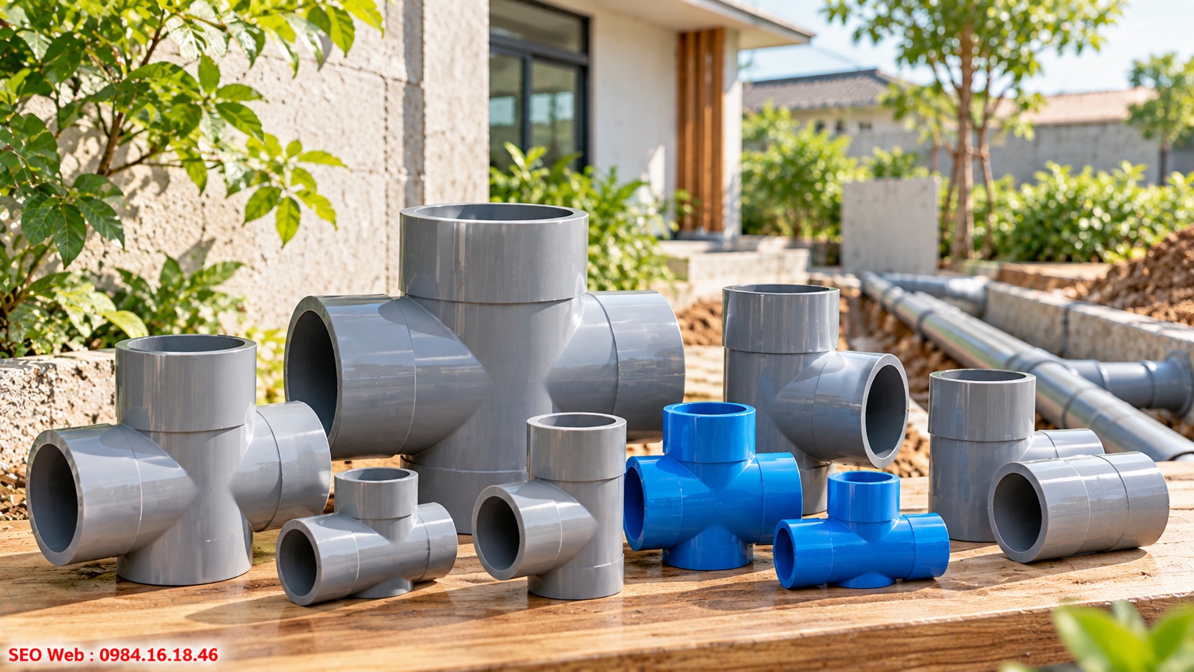 Phụ kiện tê chuyên dụng hỗ trợ chia nhánh đường ống hiệu quả Tê chia nhánh giúp phân luồng nước ổn định tới nhiều vị trí