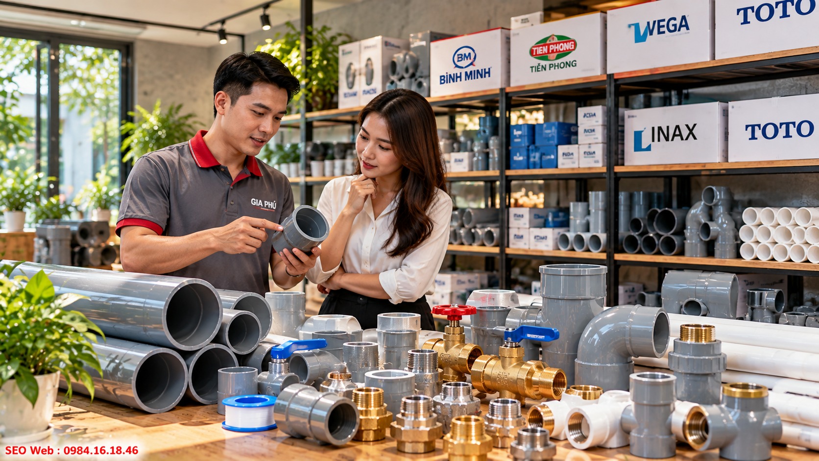 Ưu tiên thương hiệu uy tín khi lựa chọn vật tư ngành nước Nguồn gốc rõ ràng giúp hạn chế hàng giả và rủi ro sử dụng