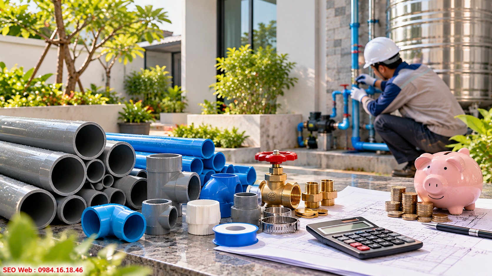 Tiết kiệm chi phí dài hạn nhờ lựa chọn vật tư ngành nước Vật tư bền giúp giảm sửa chữa, thay thế và chi phí phát sinh