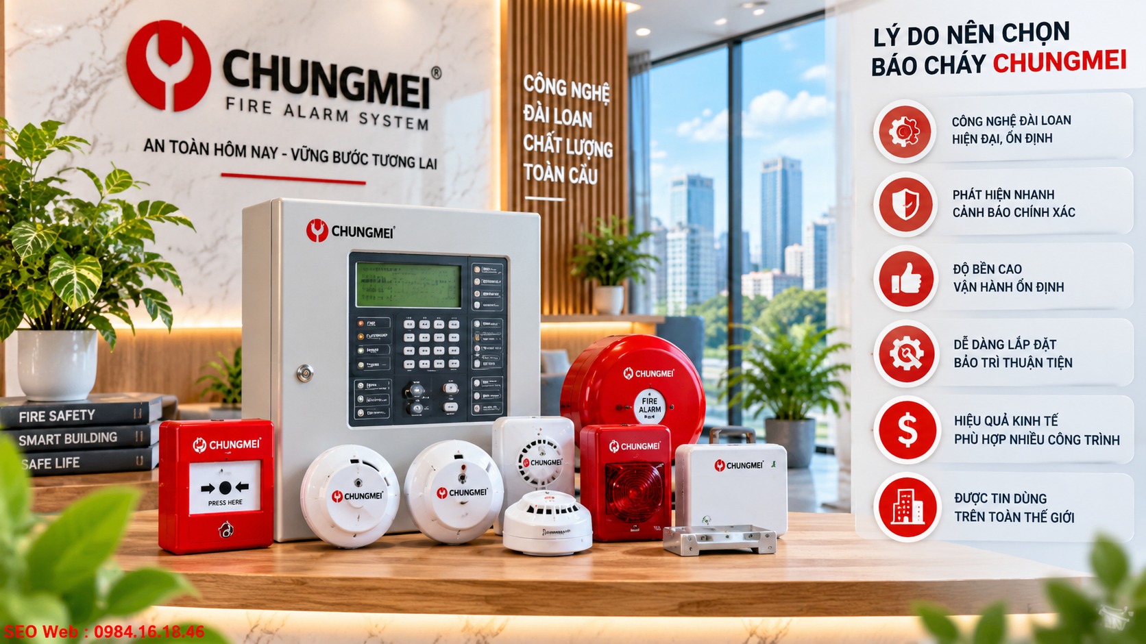 Chungmei phù hợp nhiều dự án nhờ chi phí và vận hành ổn định