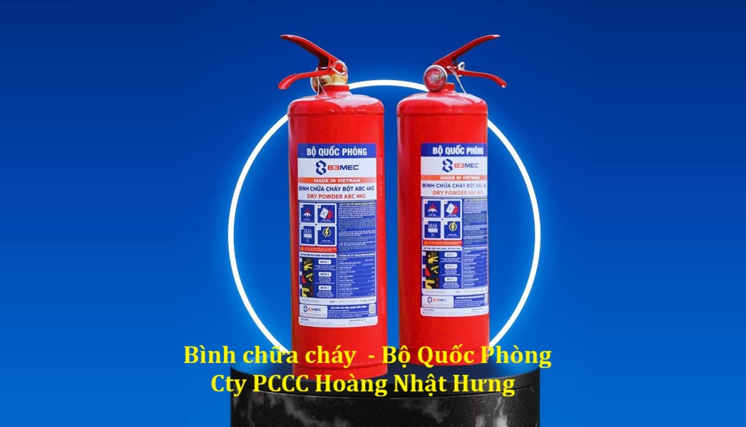 Bình chữa cháy Bộ Quốc Phòng được thiết kế riêng cho môi trường đặc biệt, đòi hỏi độ an toàn cao