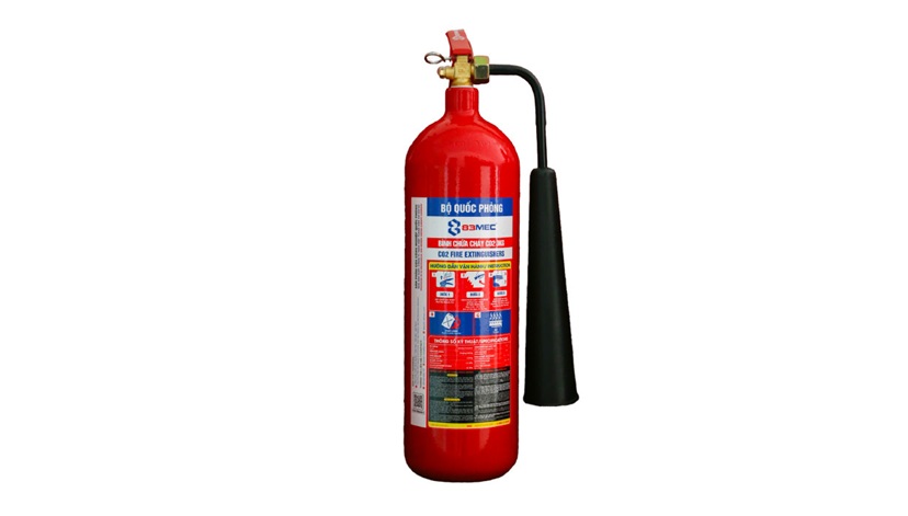 Bình chữa cháy CO2 MT3 Bộ Quốc Phòng