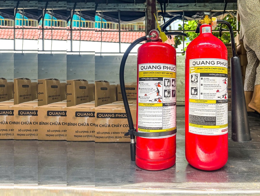 Việc bảo quản bình chữa cháy Bộ Công An đúng cách giúp đảm bảo an toàn và hiệu quả sử dụng