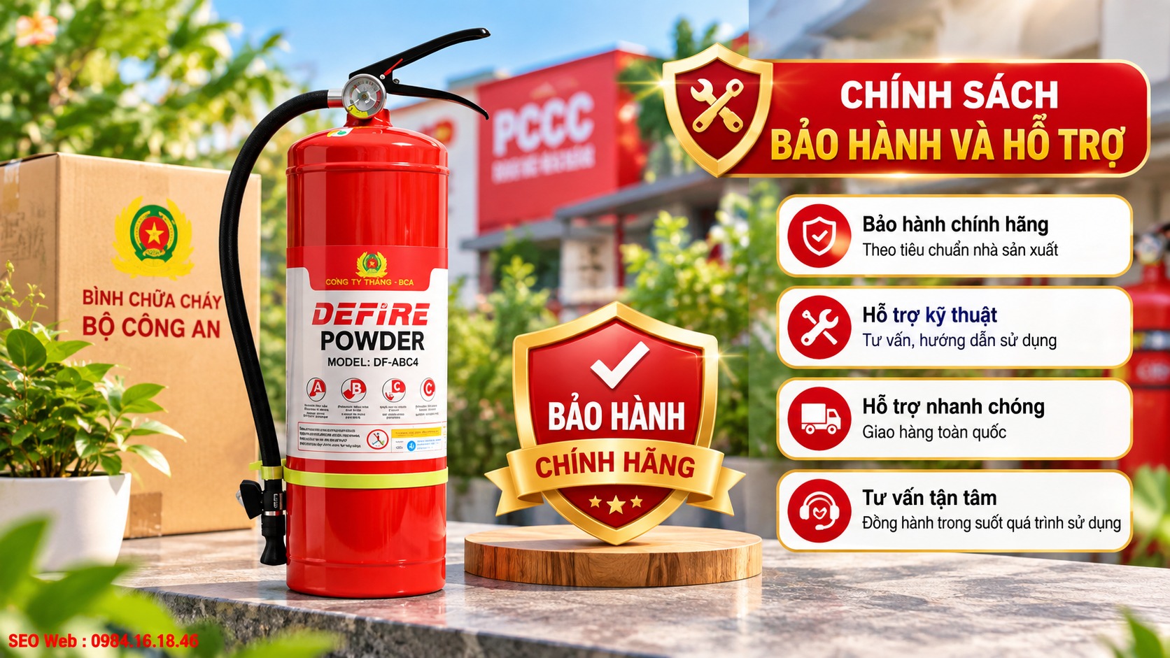 Dịch vụ bảo hành rõ ràng giúp khách hàng yên tâm khi sử dụng
