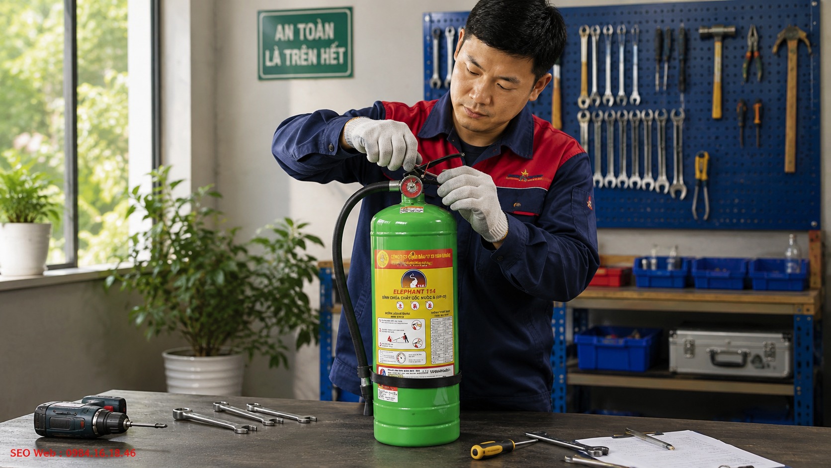 Vệ sinh vòi phun sau mỗi lần sử dụng để tránh tắc nghẽn