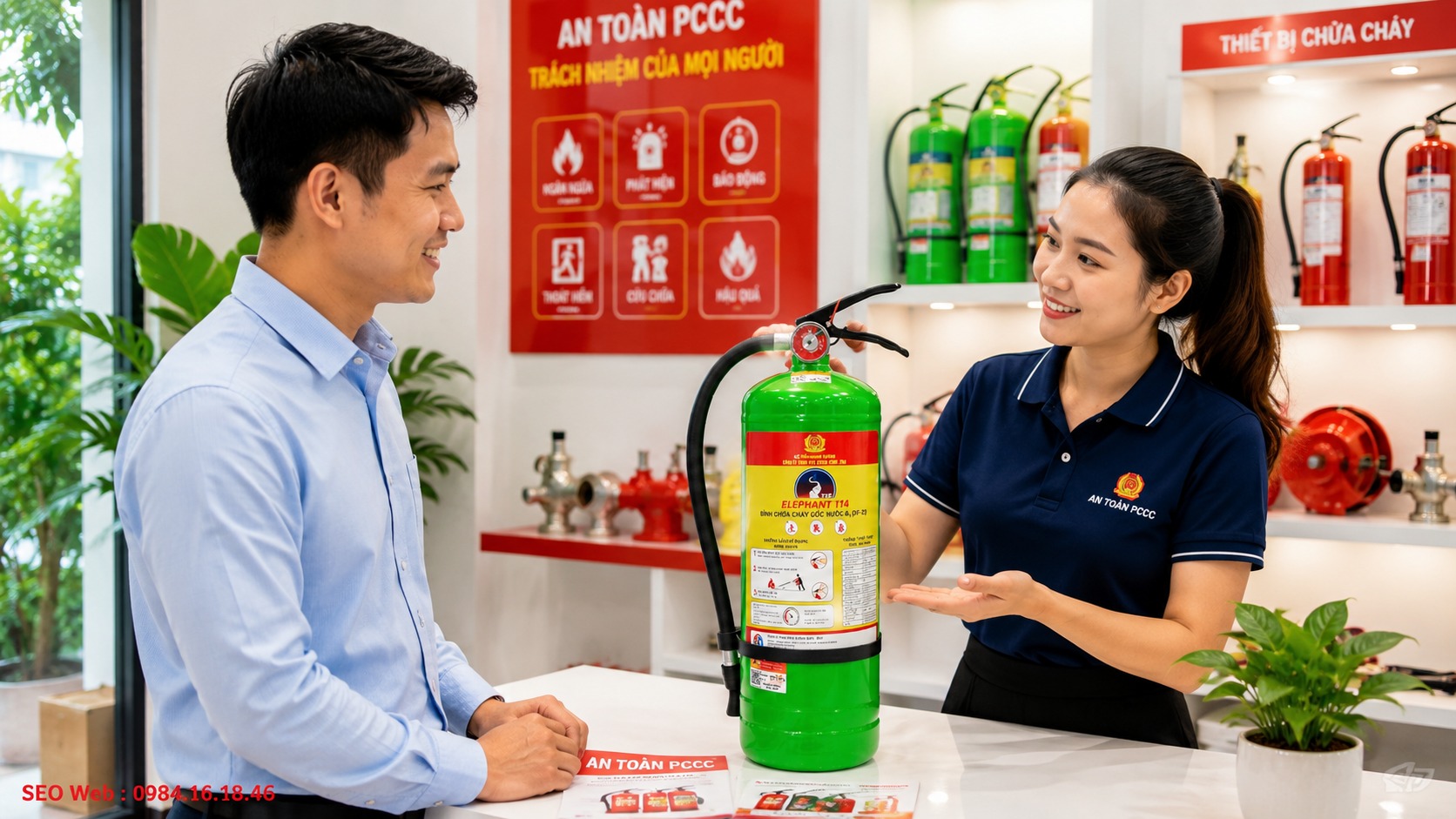 Dung tích 3L chứa dung dịch gốc nước hiệu quả cho nhiều đám cháy