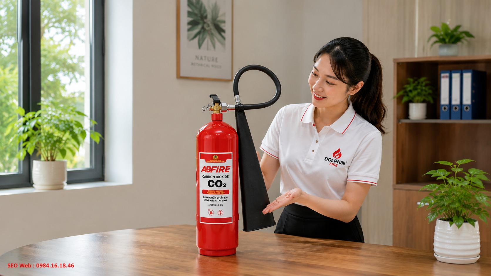 Sản phẩm có tem kiểm định Bình chữa cháy Bộ Công An rõ ràng