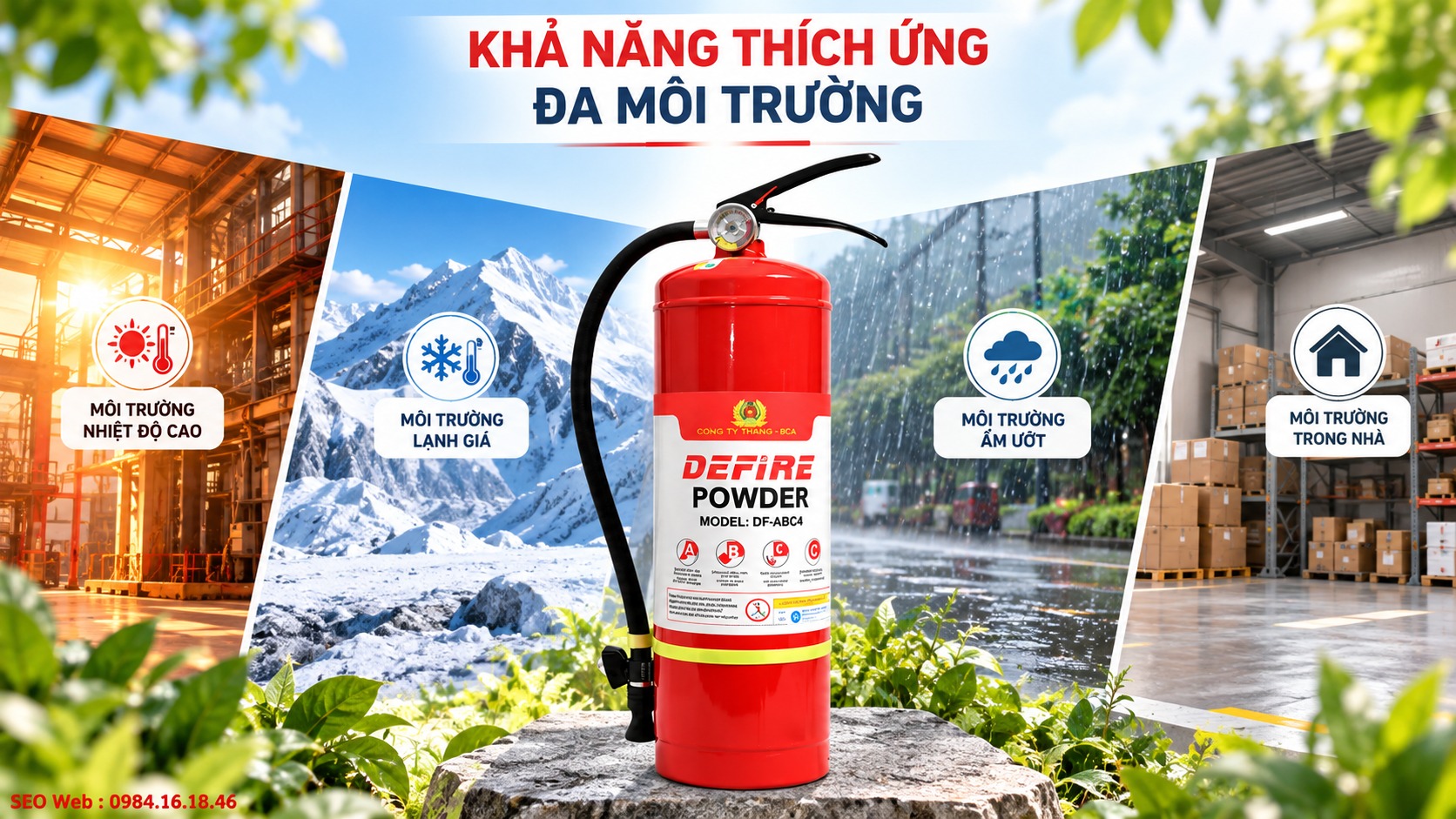 Thiết bị hoạt động ổn định tại gia đình văn phòng và nhà xưởng