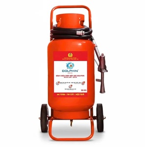 Bình chữa cháy xe đẩy bột ABC 35kg Dolphin BCA