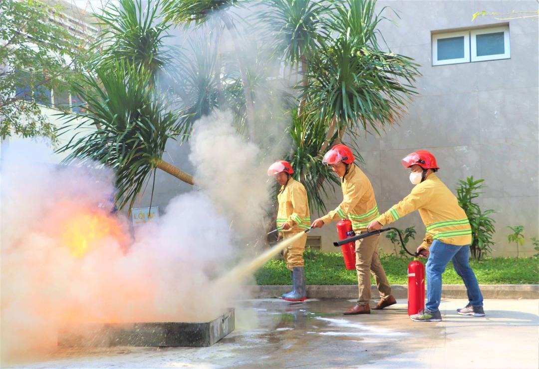 Bình chữa cháy Victory là thiết bị phòng cháy phổ biến, hiệu quả trong xử lý đám cháy ban đầu