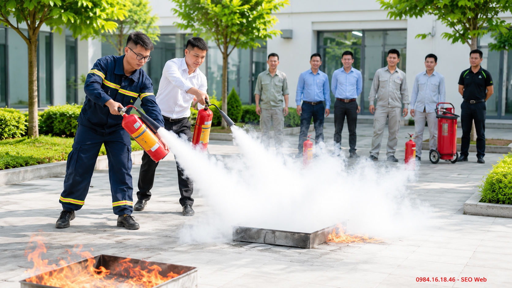 Hiệu quả chữa cháy nhanh của bình Victory trong nhiều tình huống thực tế Bình chữa cháy Victory có khả năng dập lửa nhanh và kiểm soát đám cháy hiệu quả