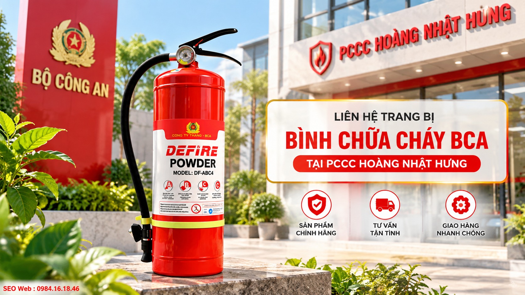 Hoàng Nhật Hưng tư vấn bình chữa cháy phù hợp từng nhu cầu sử dụng