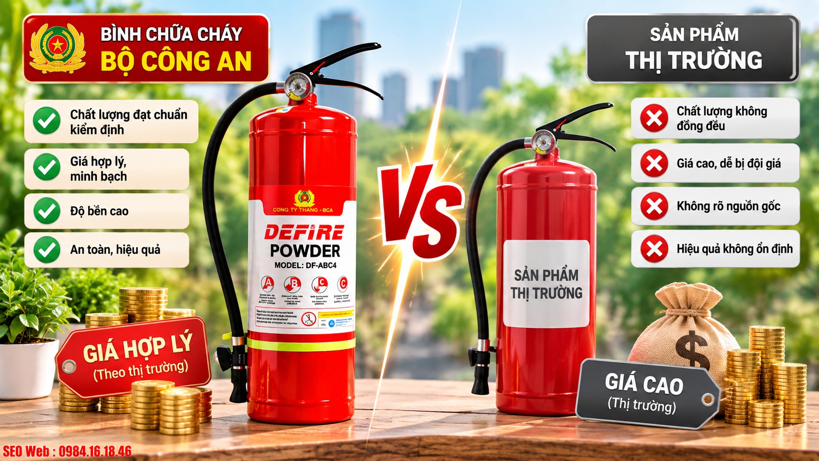 Giá bán cần được cân nhắc cùng chất lượng kiểm định và bảo hành