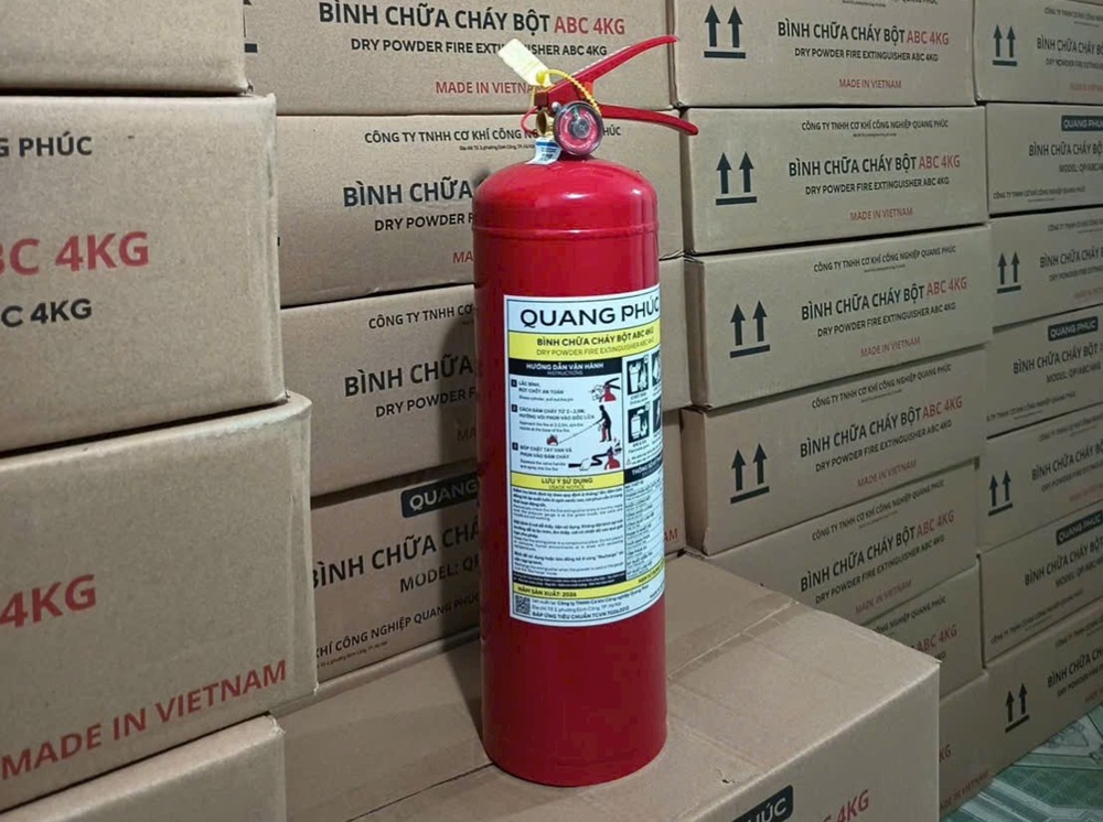 Bình chữa cháy Bộ Công An tại Cty PCCC Hoàng Nhật Hưng