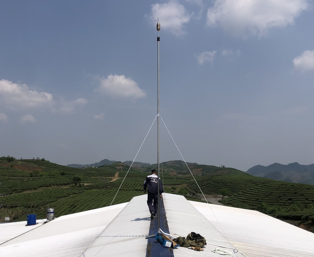 mua, lắp đặt kim thu sét tại Cty PCCC Hoàng Nhật Hưng