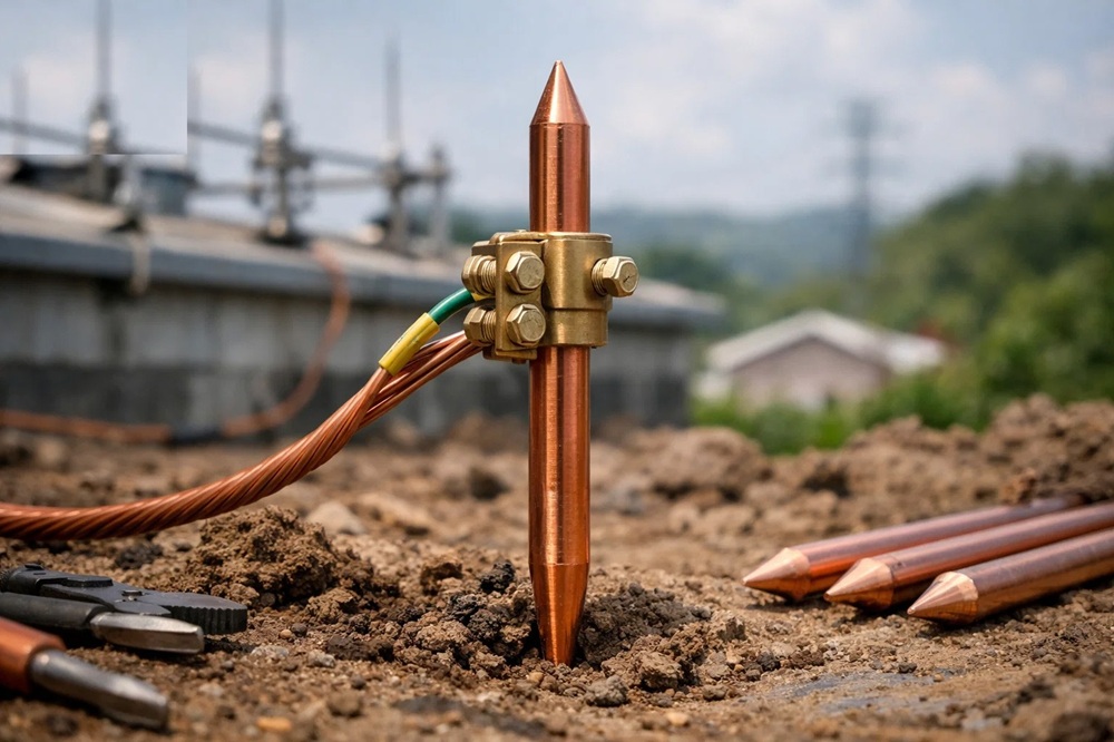 Cọc tiếp địa đóng vai trò quan trọng trong hệ thống bảo vệ chống sét hiện đại