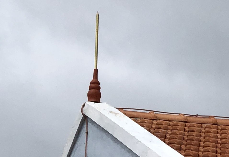 Kim thu sét Franklin được xem là giải pháp chống sét truyền thống phổ biến hiện nay