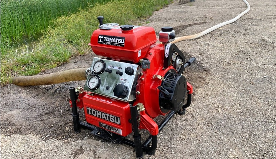 Máy bơm chữa cháy Tohatsu trọng lượng nhẹ giúp thao tác vận hành linh hoạt