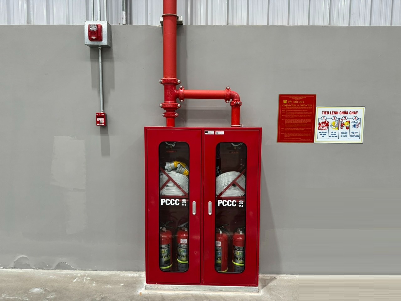 Việc triển khai tủ chữa cháy đúng chuẩn giúp tối ưu hiệu quả bảo vệ an toàn công trình