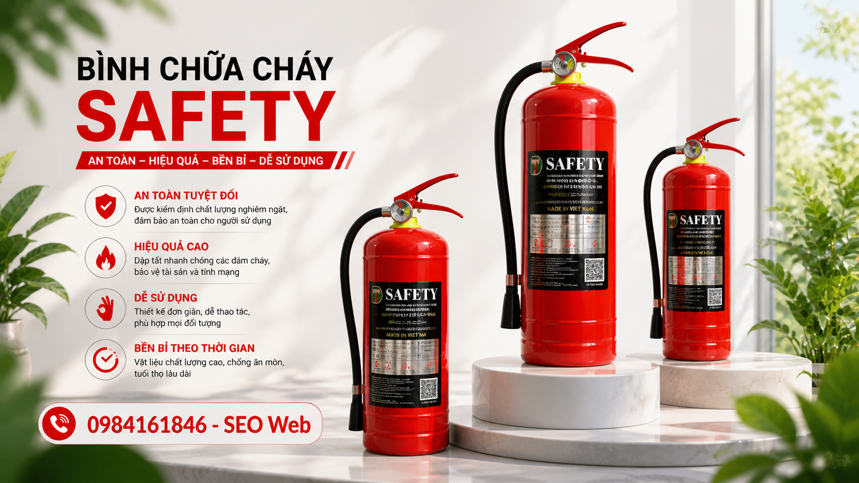 Bình chữa cháy là thiết bị bắt buộc cần có tại mọi công trình dân dụng và công nghiệp hiện nay
