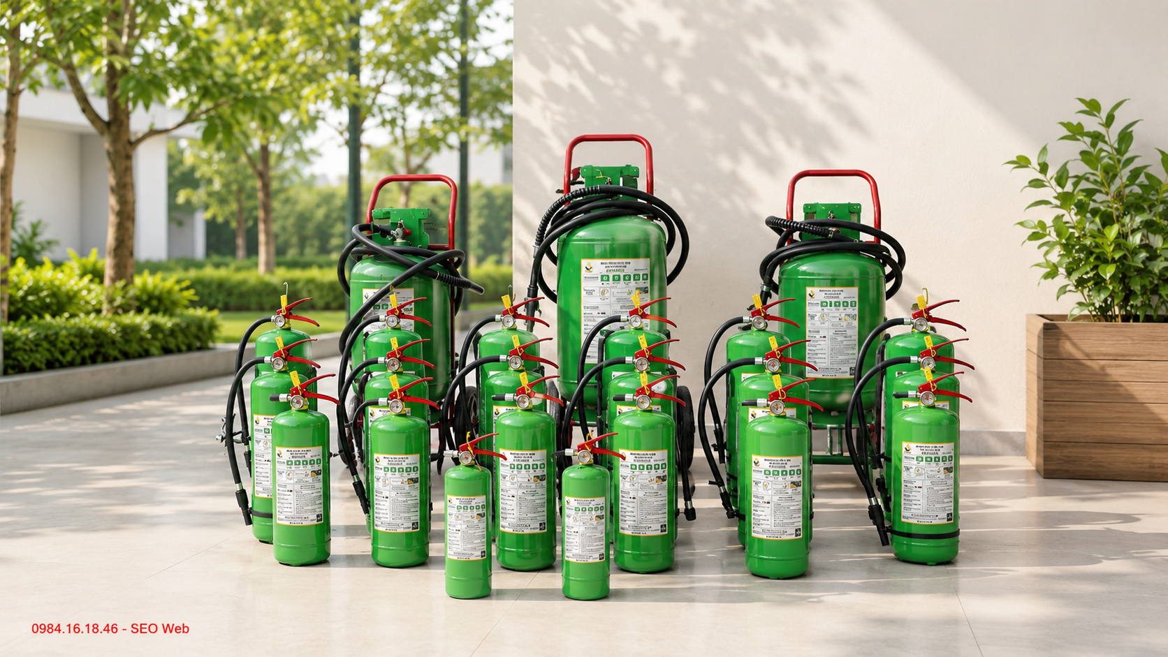 Nước giúp hạ nhiệt độ bề mặt vật liệu đang bốc cháy rất hiệu quả tức thì.
