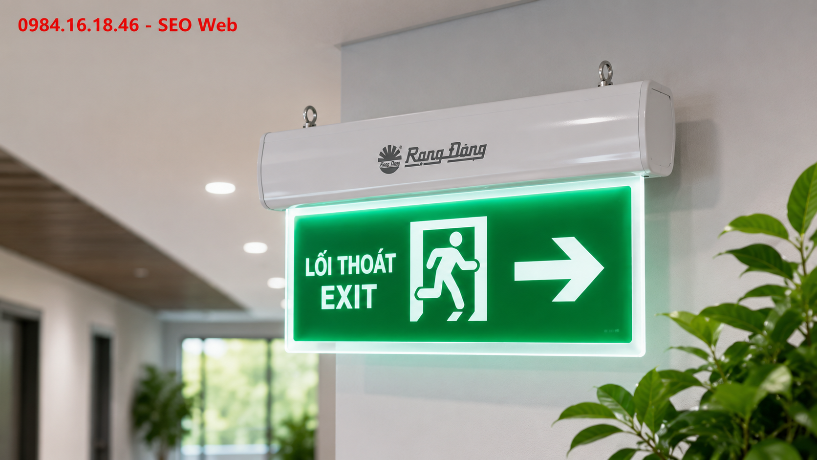 Đèn exit Rạng Đông chính hãng bền bỉ