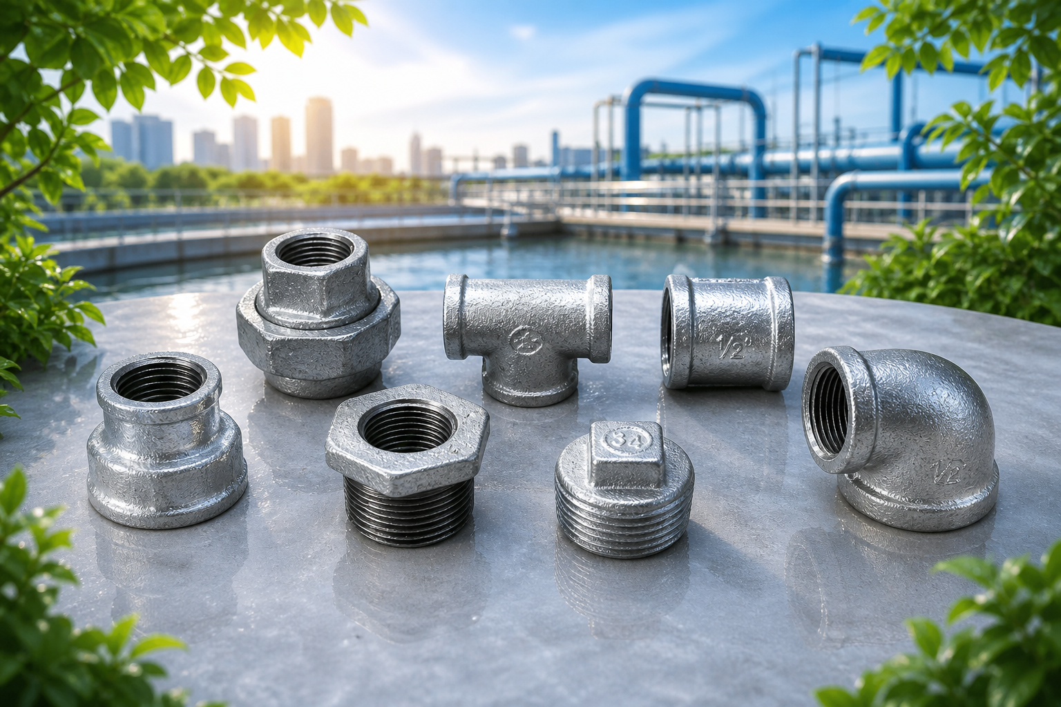 Phụ kiện ống thép là bộ phận dùng để kết nối các đoạn ống trong hệ thống dẫn